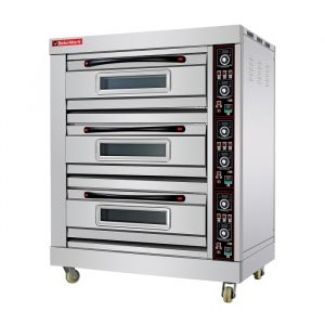 BakeMark Triple deck electric oven - (2 pans per deck)